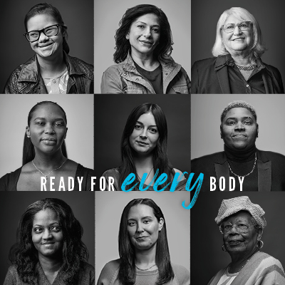 Nine women smiling with Ready for Everybody text overlayed