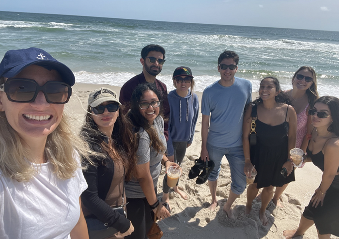 HUMC IM Residents visiting Long Beach Island