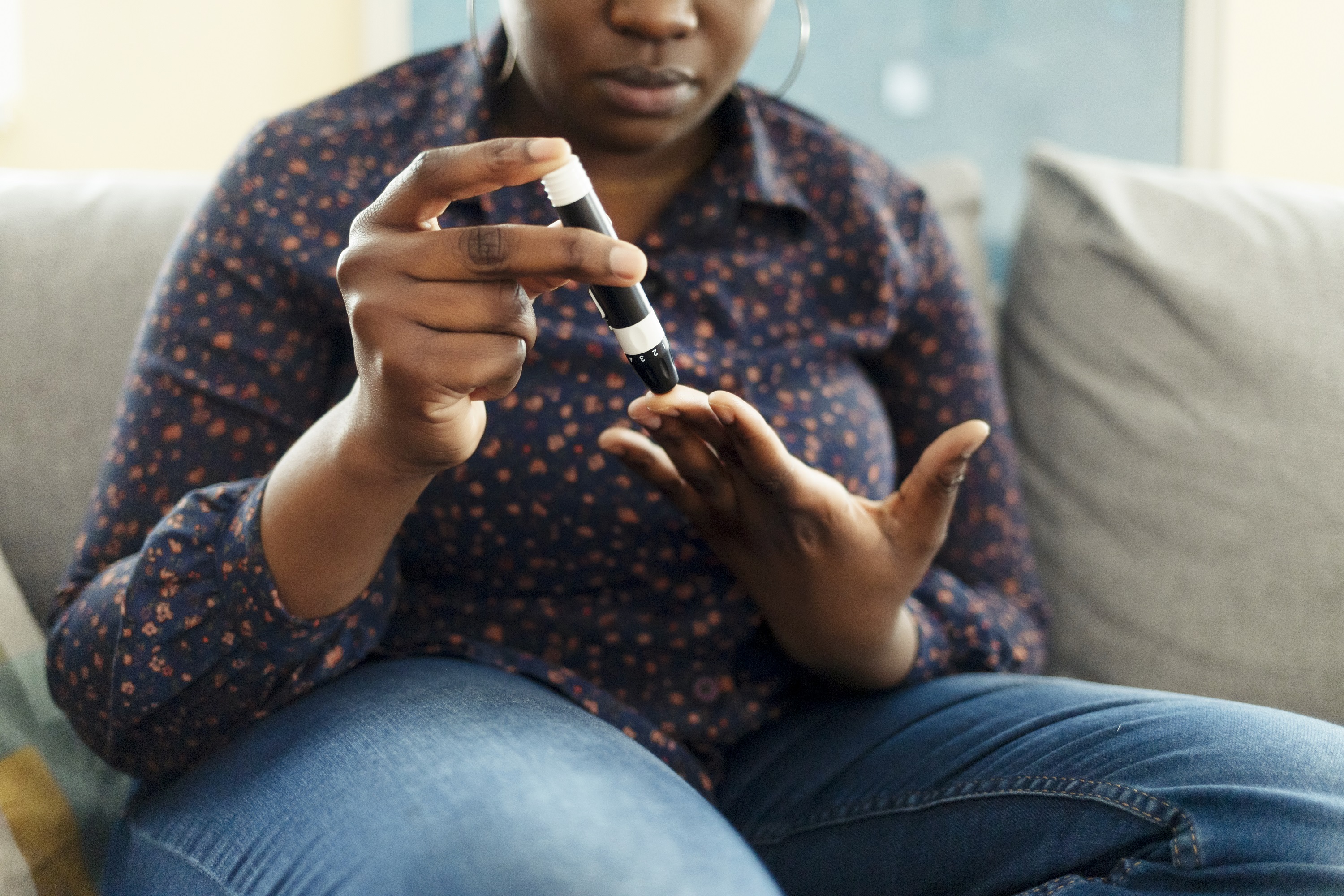 Checking blood sugar