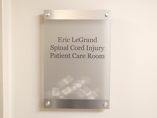 Eric LeGrand Spinal Cord Injury Patient Care Room