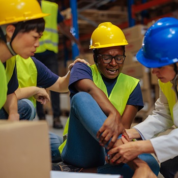 Injured Warehouse Worker