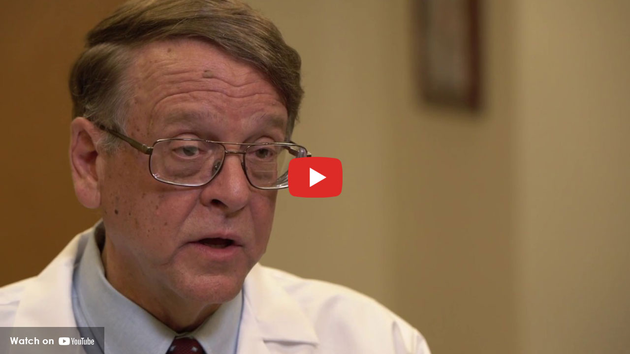 Doctor speaking about innovative patient care